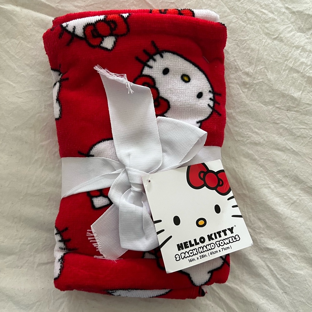 Hello Kitty Hand Towels